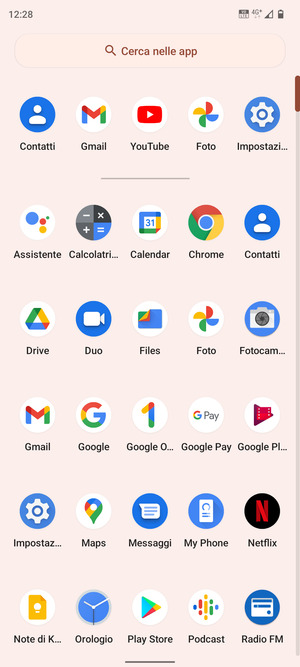 Seleziona Impostazioni