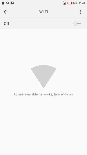 Turn on Wi-Fi