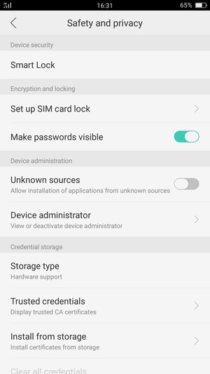 Select Set up SIM card lock