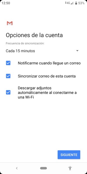 Seleccione SIGUIENTE