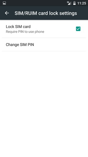 Select Change SIM PIN