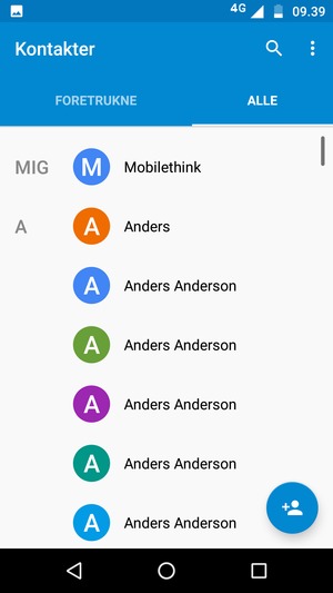 Vælg Menu-knappen