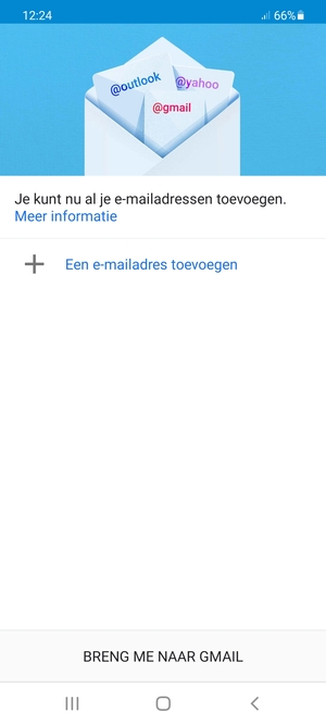 Selecteer Een e-mailadres toevoegen