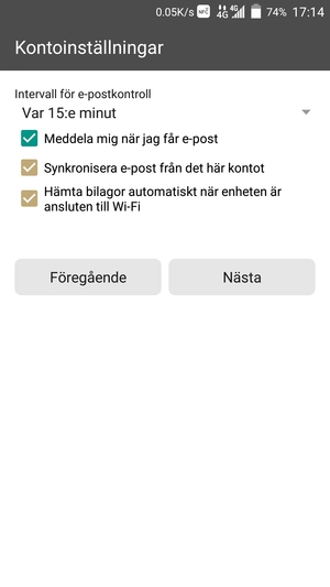 Välj Nästa