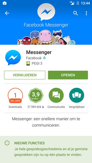 Selecteer OPENEN