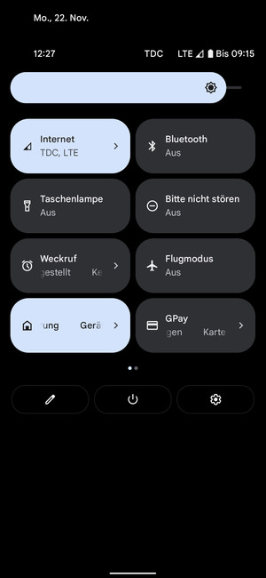 Stellen Sie die Helligkeit auf das erforderliche Niveau