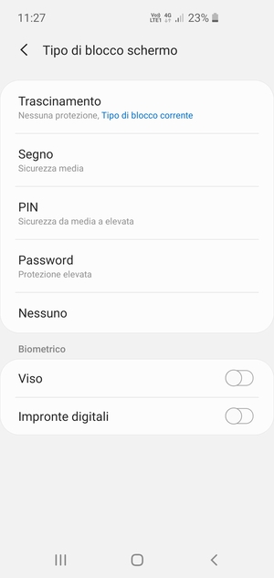 Seleziona Segno