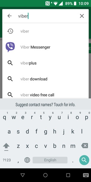 Enter the app name and select Search