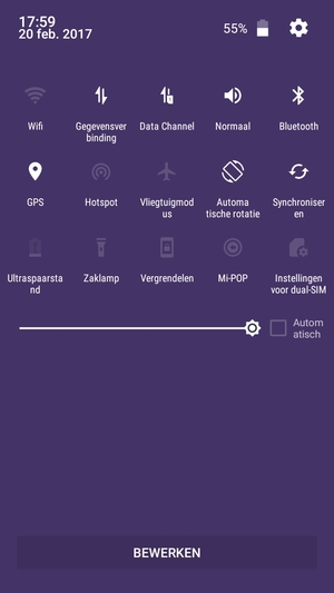 Schakel Bluetooth uit