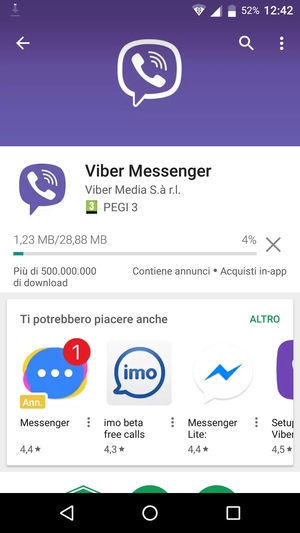Attendi il completamento del processo di installazione