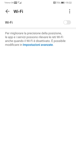 Attiva Wi-Fi