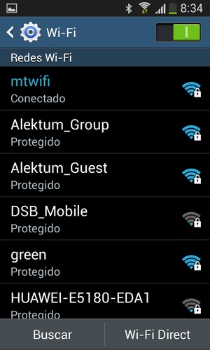 Ahora está conectado a la red Wi-Fi