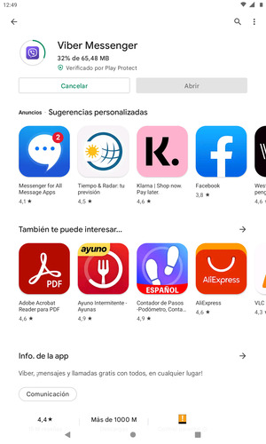 Espere a que el proceso de instalación finalice