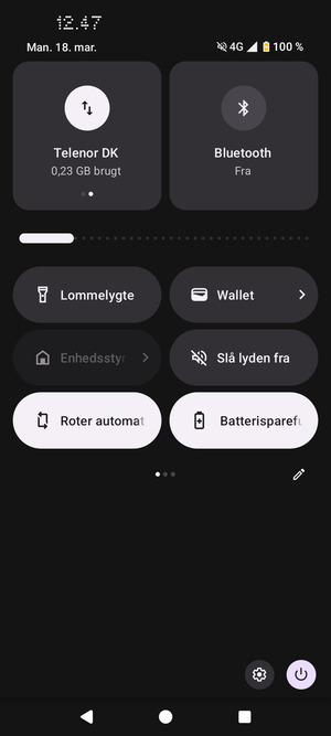 Aktiver Batterisparefunktion