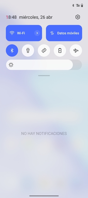Deslice hacia abajo el menú superior de nuevo