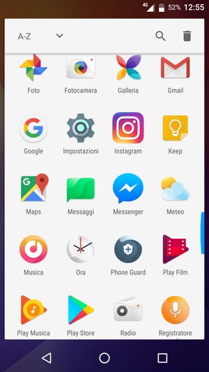 Scorri e seleziona Impostazioni