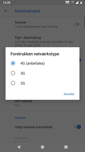 Vælg din foretrukne mulighed