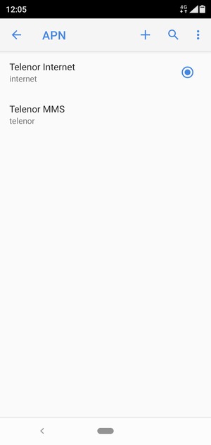 Sélectionnez le bouton du Menu