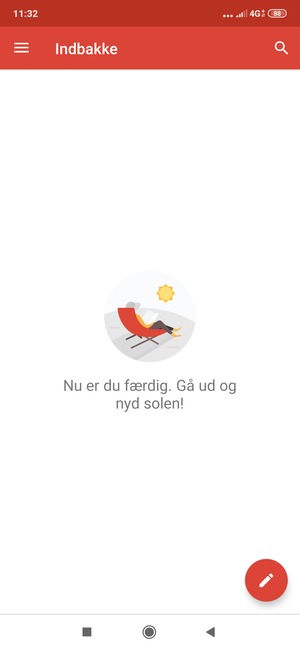 Din konto er klar til brug