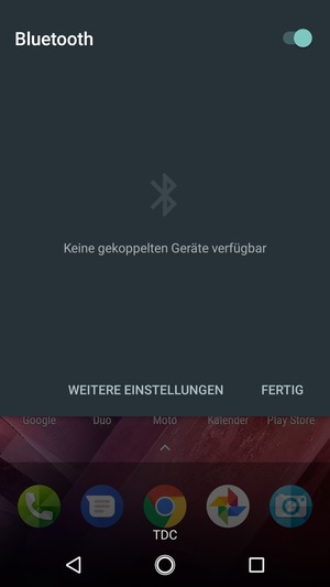 Schalten Sie Bluetooth aus
