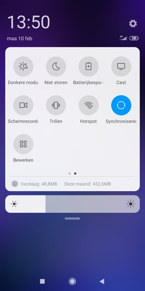 Schakel Batterijbesparing in
