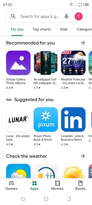 Select the Search bar