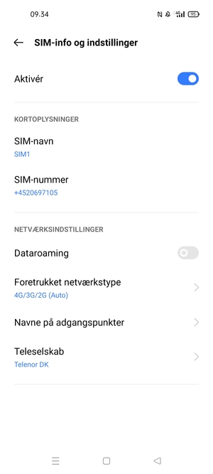 Vælg Navne på adgangspunkter