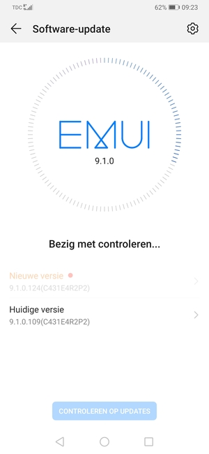 Wacht tot de zoekopdracht beëindigd is
