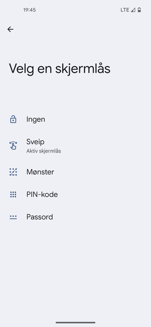 Velg Mønster