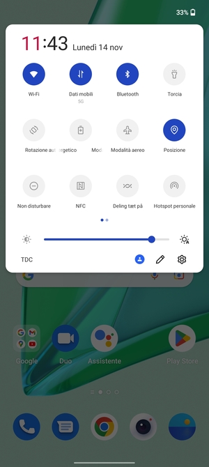 Disattiva Wi-Fi e Bluetooth