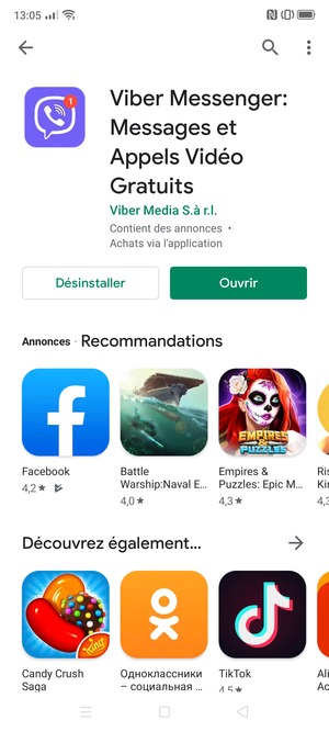 Sélectionnez Ouvrir