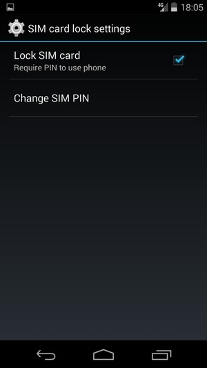 Select Change SIM PIN