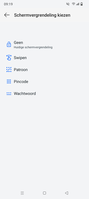 Selecteer Patroon
