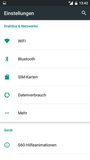 Wählen Sie Mehr