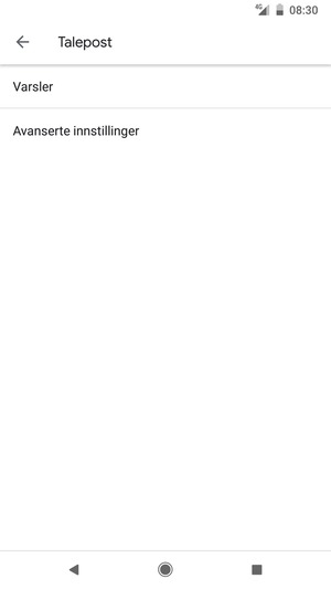 Velg Avanserte innstillinger