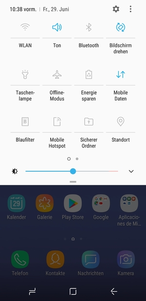 Wählen Sie Energiesparen