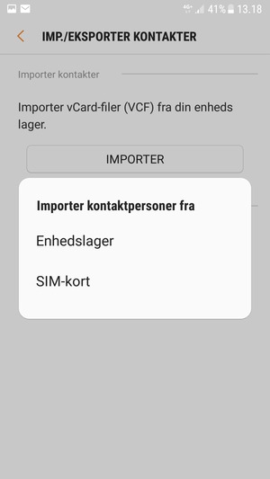 Vælg SIM-kort