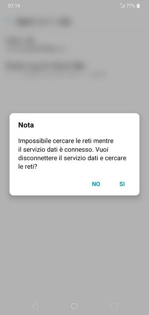 Seleziona SI