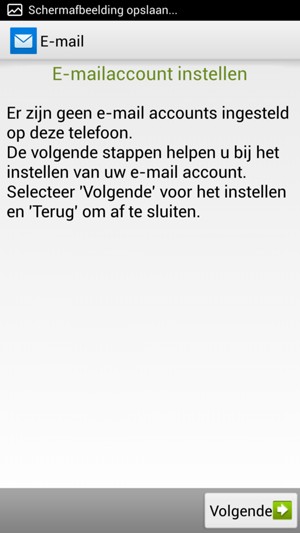 Selecteer Volgende