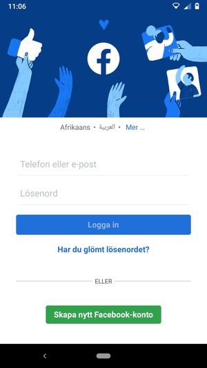 Din app är redo att användas