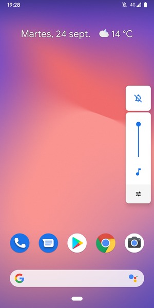 Seleccione Silencio para cambiar al modo de Sonido otra vez