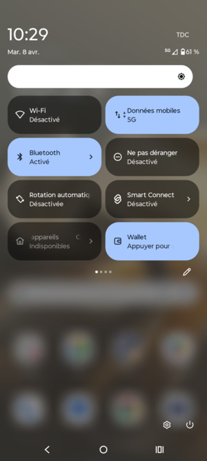 Sélectionnez Bluetooth