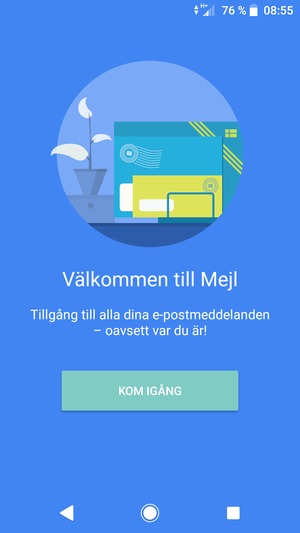 Välj KOM IGÅNG