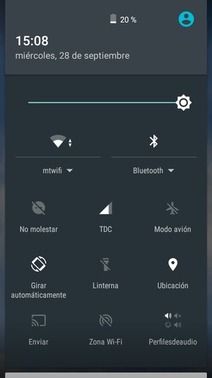 Desactive Wi-Fi y Bluetooth