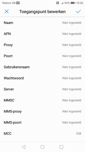 Voer mms-gegevens in