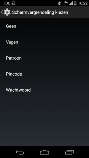 Selecteer Patroon