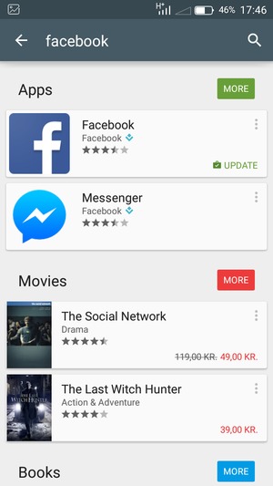 Select the app