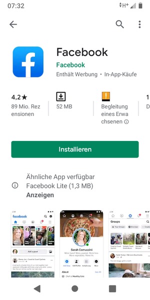 Wählen Sie Installieren