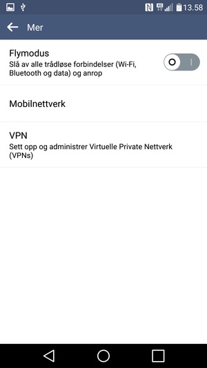 Velg Mobilnettverk