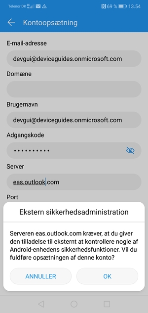 Vælg OK